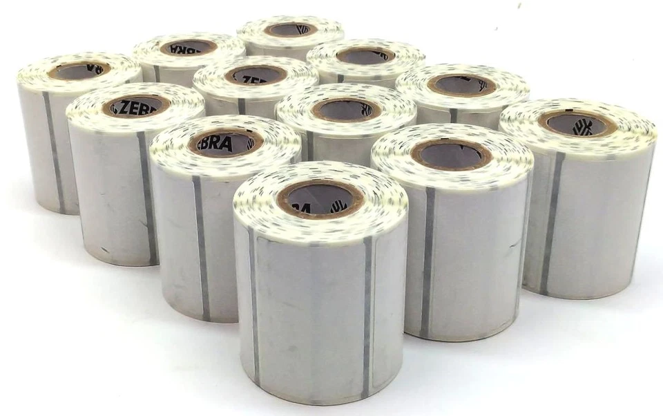 Zebra Labels 2" x 1.25" Z-Perform 1000D Thermal LD-R2AL5B Genuine OEM - 17 Rolls - Image 4 of 4