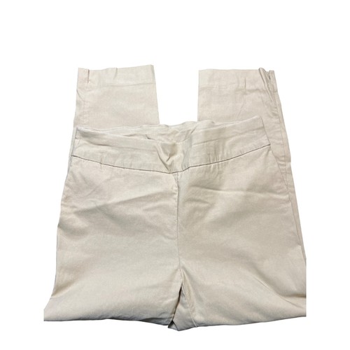 Chicos So Slimming Crop Pants Khaki Beige Pull On Size 0.5 Small 6