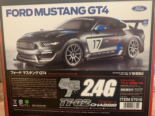 TAMIYA 1/10 XB Series No.118 Ford Mustang GT4 (TT-02 Chassis) RC Car 57918