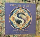Susan St. Thomas Art Calendar - Circles of Life 1993  Rare. Used. — photo 1