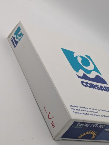 GJCRL347 Corsair 747-300 1/400 Modelo F-GSUN-Diecast Avión de pasajeros coleccionable-COMO NUEVO. - Imagen 5 de 17