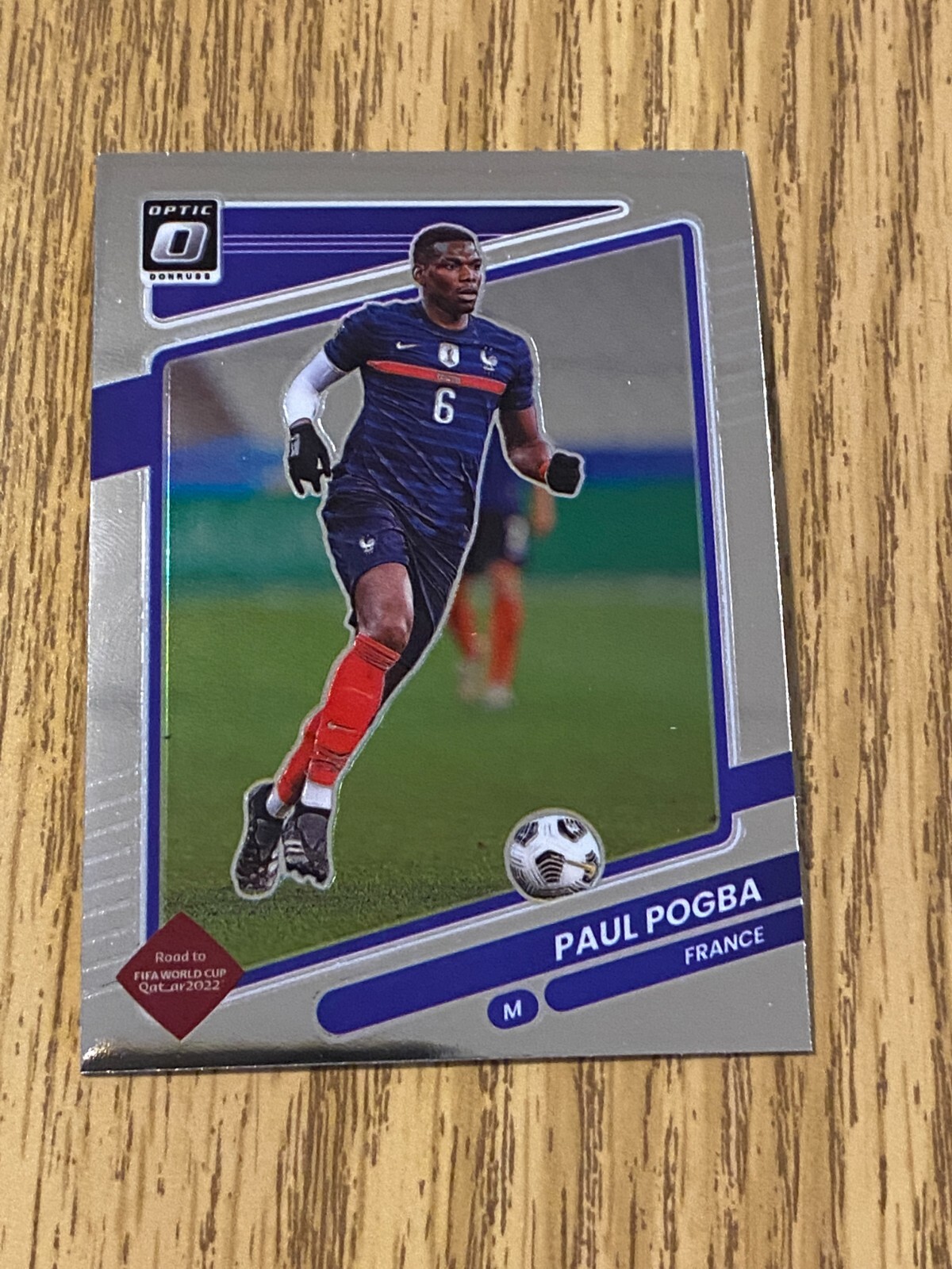 2021-22 Donruss Soccer Paul Pogba Optic Silver France #56