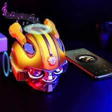 portable New FM Radio dual led Lights Show Heavy Bass suitable Bluetooth Speaker