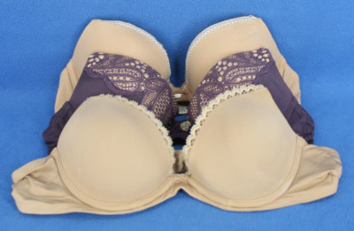 Calvin Klein Underwire Padded Push Up Bra Bundle Lot Size 34A #H1051