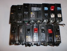 LOT OF 14 SQUARE D, Bryant  other Mixed CIRCUIT BREAKER 120/240