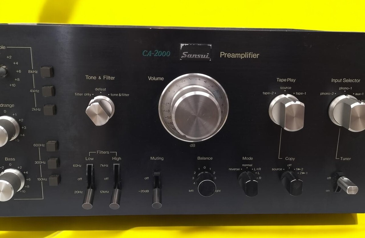 Sansui CA-2000 2 Channel Pre-Amp/Processor Amplifier for