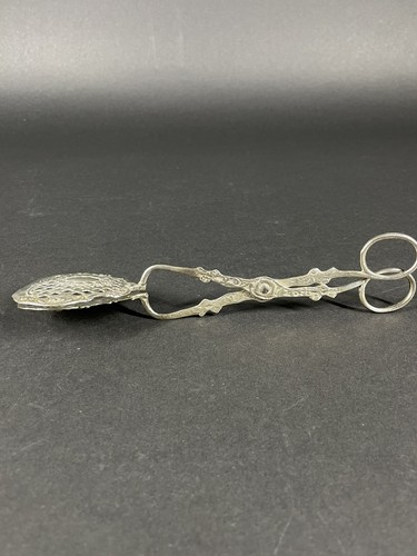 Ornate Sterling Pastry Server Floral Design 91.4 Grams - Picture 2 of 9