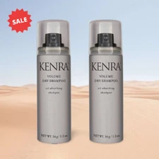 Kenra Volume Dry Shampoo 1.2 Oz/34g Travel Size, Pak of 2 Cans FREE Shipping NEW
