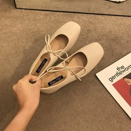Mujeres Cómodos Pisos Suave Barco Zapatos Mocasines Poco Profundos Punta Redonda Ballet Planos - Imagen 26 de 30