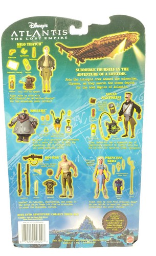 Mattel Disney Atlanta 2000 MILO THATCH Sparking Backpack Generator Figure New - Picture 4 of 11