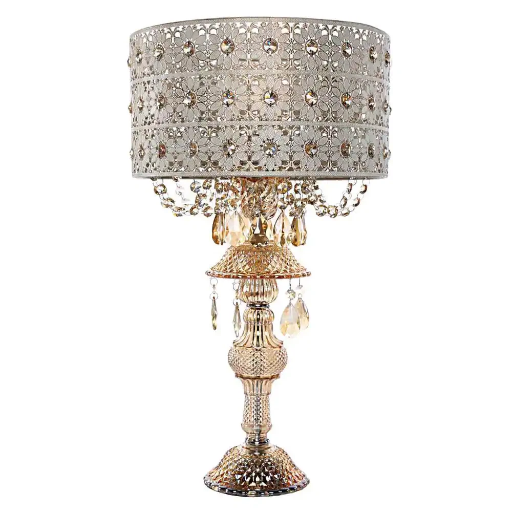 Champagne gold lamp deals