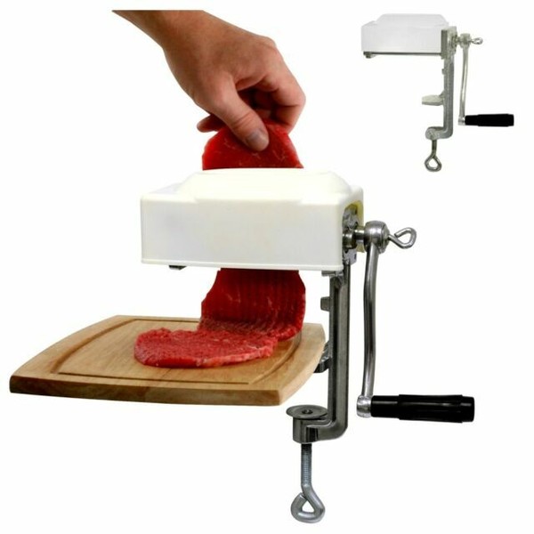 Meat Tenderizer Cuber Steak Cast Iron Table Adjustable Machine Kitchen