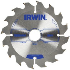 Image of IRWIN® 1897086 Construction Circular Saw Blade 125 x 20mm x 16T ATB