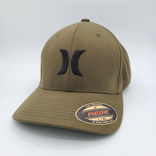 Hurley Hat Baseball Cap Tan Olive Black 