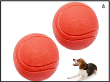 Hard Rubber Balls for Dogs - Indestructible Dog Training Ball