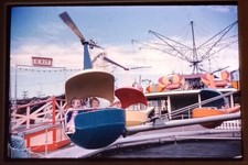 Nancy & Holly on Ride at Nantasket Beach near Boston 6/20/1963