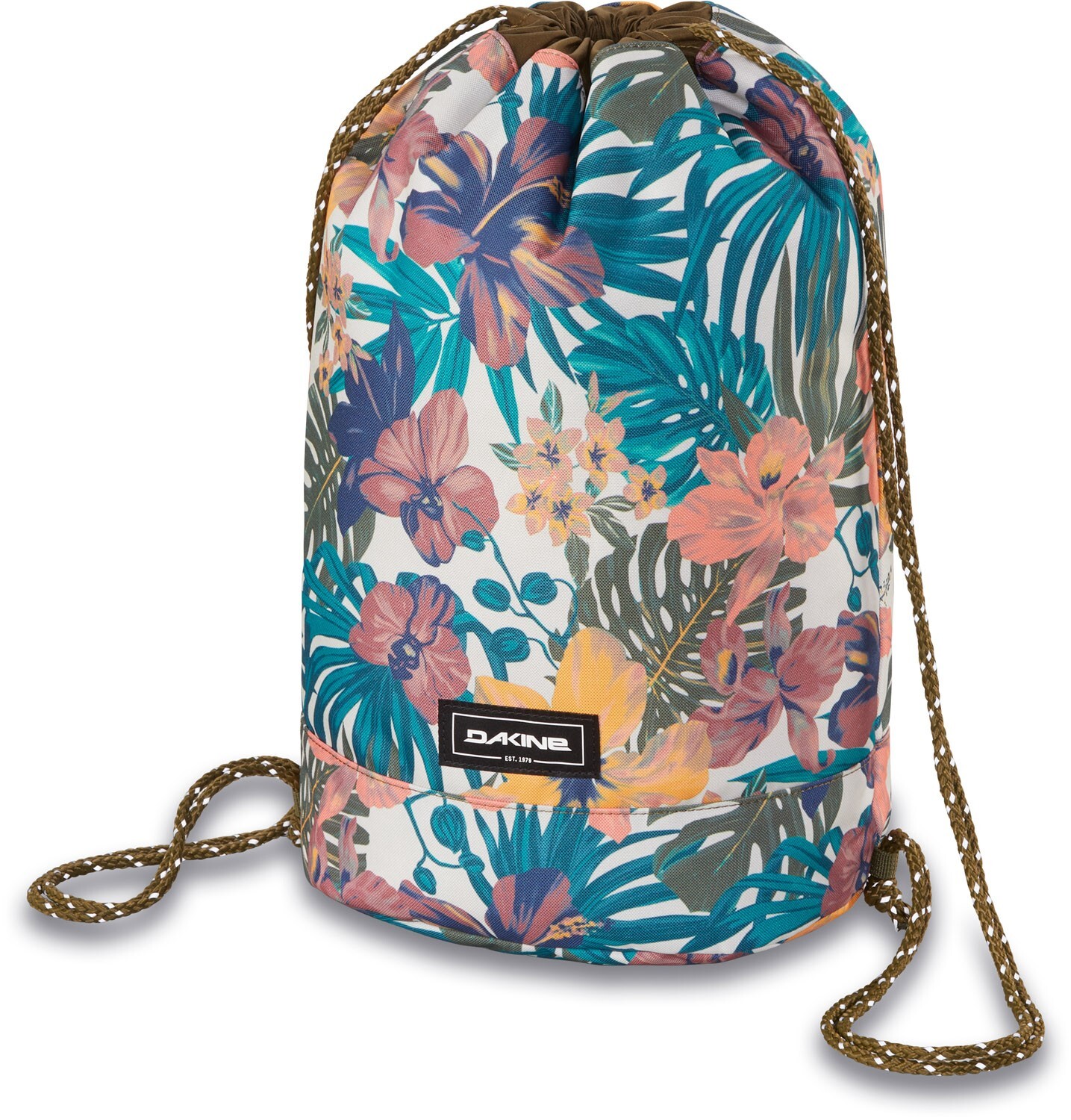 Рюкзак Dakine Cinch Pack объемом 16 л Пляжная спортивная сумка Cinch Sack белый с тропическим принтом 4490₽