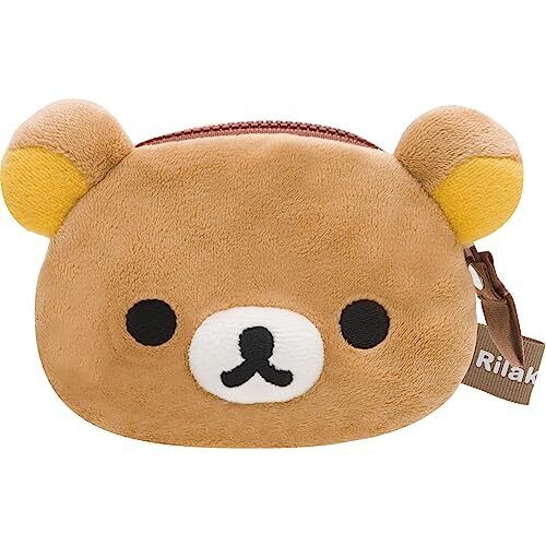 Estuche para monedas de peluche San-X Rilakkuma Rilakkuma CK69301 H10×W14×D3 cm - Imagen 1 de 1