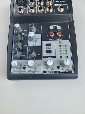 Behringer XENYX 502 Premium 5-Input 2-Bus Mixer No  AC Adapter/Power