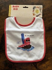 Little Golden Books Vintage Baby Bib Scuffy The Tugboat NEW