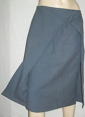 Jupe Taille-basse Kiabi - Taille 36/38, Bleu Gris, Fermeture Zip, Occasion En Très Bon état