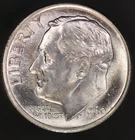 1960 ROOSEVELT  DIME-FRESH FROM AN OLD COLLECTION- LOT AA-6050