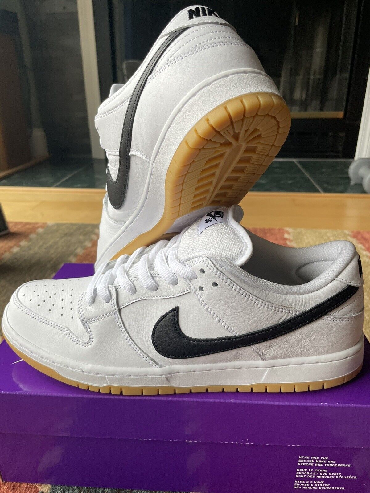 2023 Nike SB Dunk Low Pro “White Gum” CD2563-101 Size 11.5