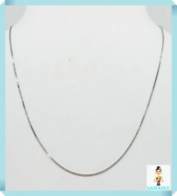 Catena Collanina Argento Veneziana Rodiata e Dorata 40-45-50-60cm