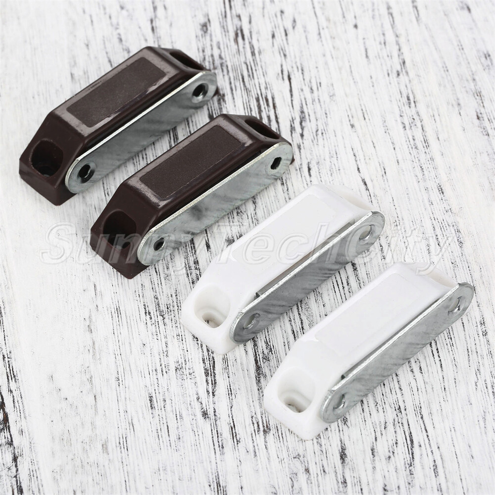 10x Heavy-Duty Magnetic Cabinet Latches for Doors Wardrobes Cupboards  