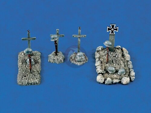 Tumbas de guerra de soldados alemanes Verlinden 1/35 Segunda Guerra Mundial (4 tipos diferentes de tumbas) 1316 - Imagen 1 de 1