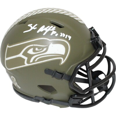 adams football helmets Davante Adams Signed Green Bay Packers F/S Flat White Helmet JSA COA   Zobie Productions