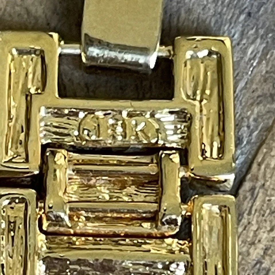 RARO Brazalete Cabujón Azul Camrose & Kross Jacqueline Jackie Kennedy JBK 7-8” Foto 4 de 4