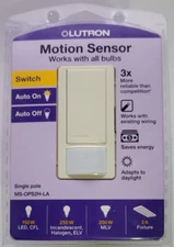 Lutron Maestro Occupancy 2 amps Single pole Motion Sensor Switch Ivory 1 pk