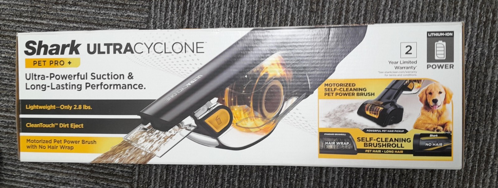 NEW Shark Cordless Handheld Vacuum UltraCyclone Pet Pro+ Plus CH951 XL