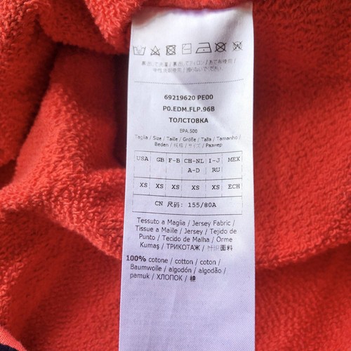 Max & Co Max Mara Neon Red Long Sleeved Cotton Max It Up Sweatshirt, Size XS - Picture 5 of 10