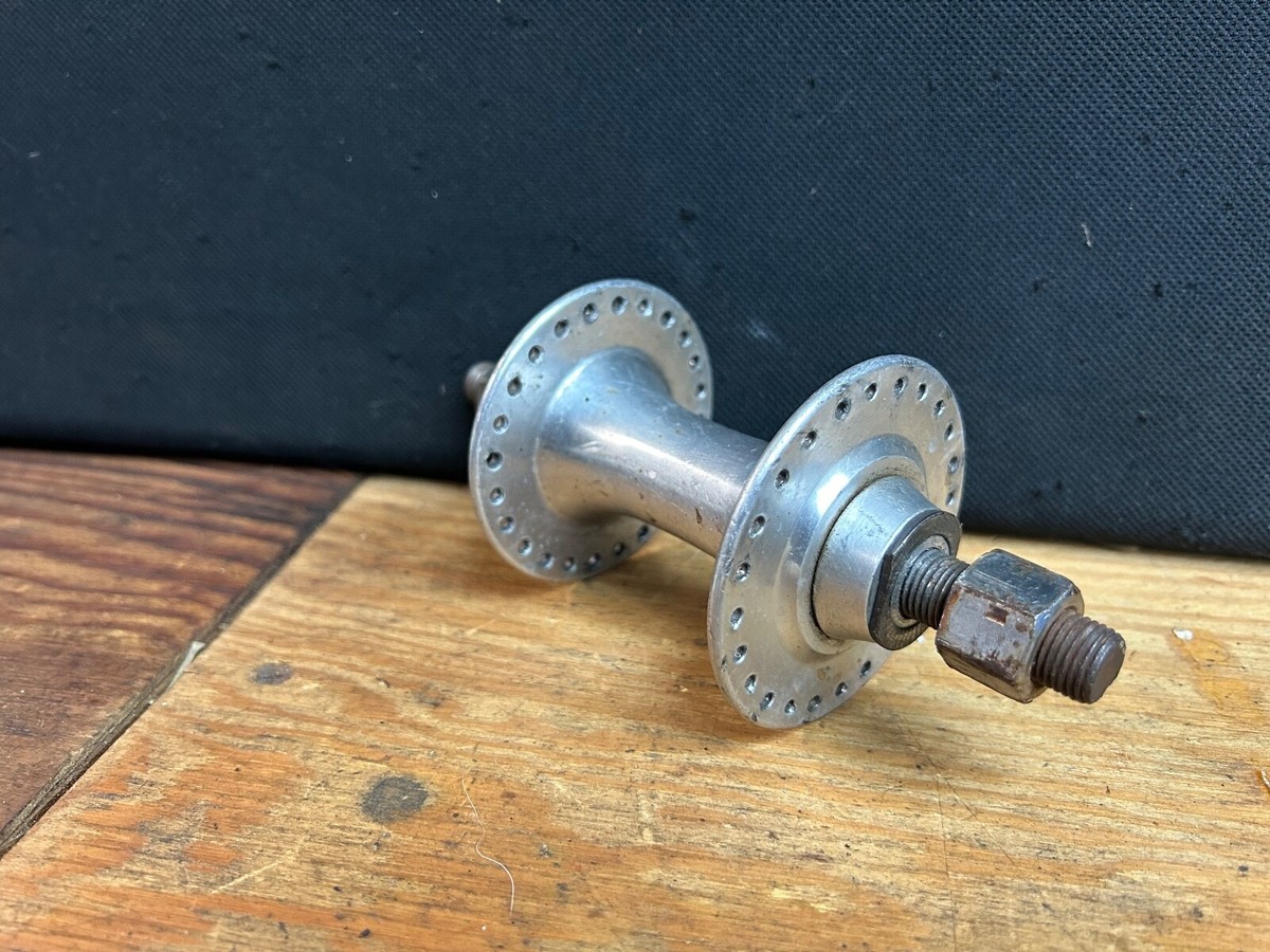 パーツ SUZUE - LARGE FLANGE BMX HUB FRONT 48H SUZUE 9J Front Hub 48 hole high flange sealed bmx Road NOS
