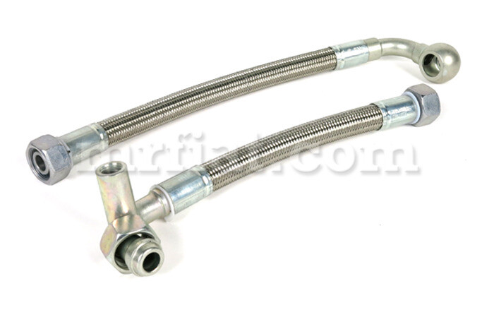 Ferrari 246 GT GTS E Series Heat Exchanger Oil Outlet Inlet Hose Set New