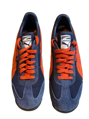 Puma Suede Sneaker Blue Orange 