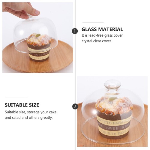 Serving Cake Dome Food Glass Dome Food Tent Umbrella Cheese Cloche Dome - Picture 10 of 12