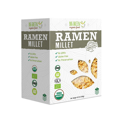 - Organic Millet Ramen, Gluten-Free, Lectin-Free, Non-Gmo, Vegan, Wheat and Rice
