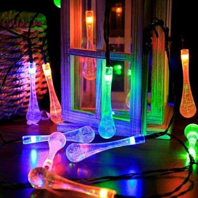 LED Solar String Lights Fairy Light Outdoor Garden Yard Decor Lamp Waterproof