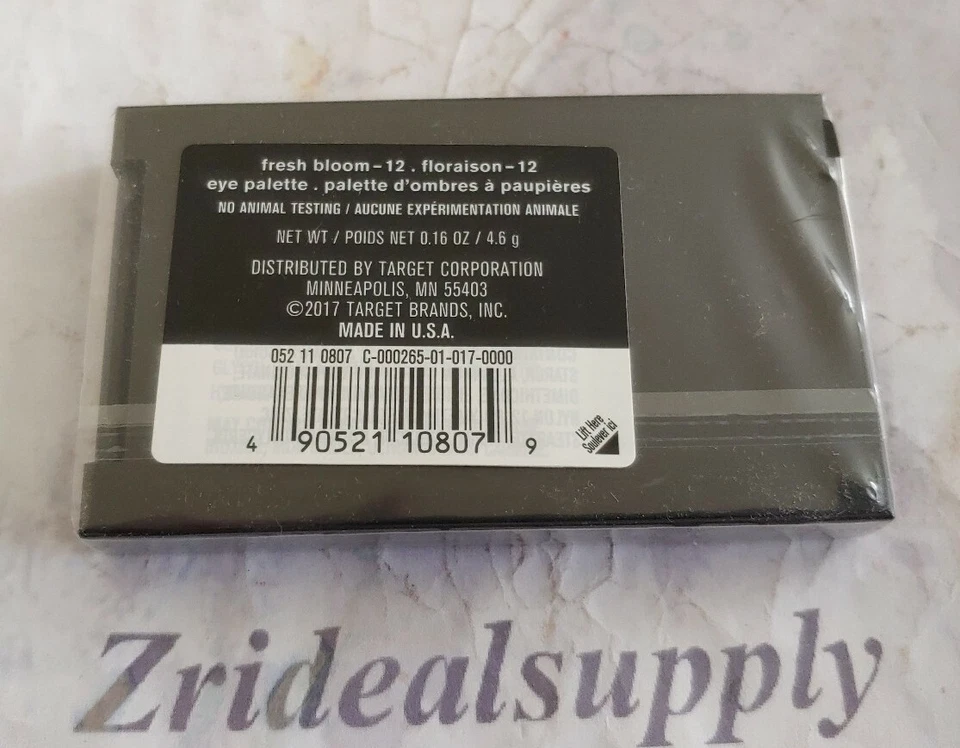 Paleta de ojos Sonia Kashuk 6 tonos color flor fresca 12 sombras maquillaje sellado Foto 2 de 2