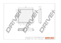 Dr!ve+ DP1110.12.0197 Filter, Innenluft FüR MERCEDES-BENZ