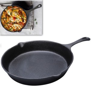 25cm Square Cast Iron Non Stick Frying Griddle Pan Barbecue Grill Fry Skillet