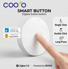 Lien entre les deux ZigBee 3.0 Smart Push Button Wireless Switch Inclure Batterie App Remote