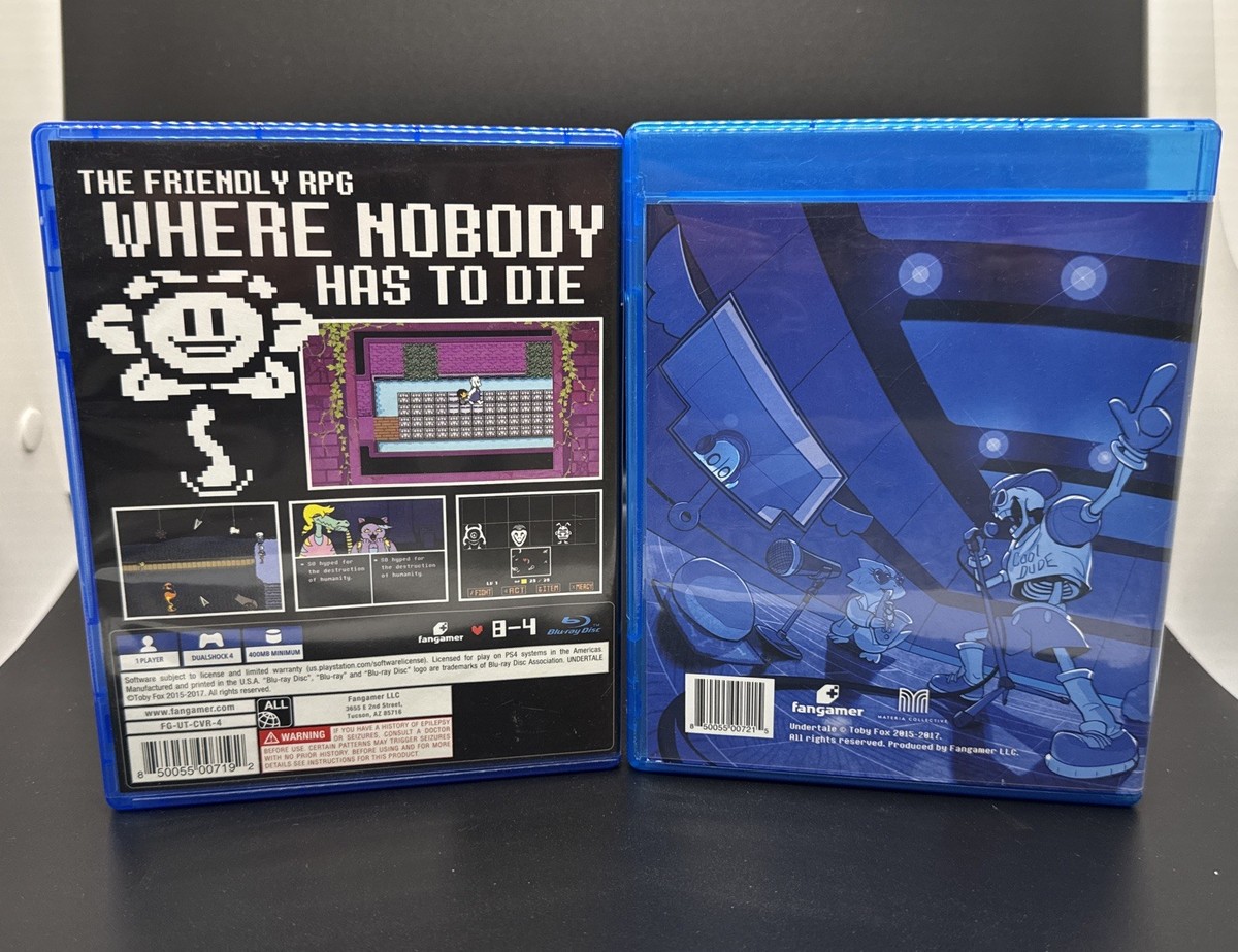 Undertale Fangamer PS4 Game With Soundtrack - No Locket or