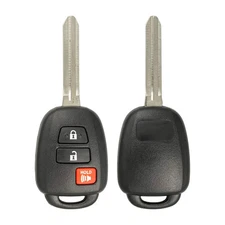 2013-2025 Toyota / 3-Button Remote Head Key / HYQ12BDP / H Chip (AFTERMARKET)