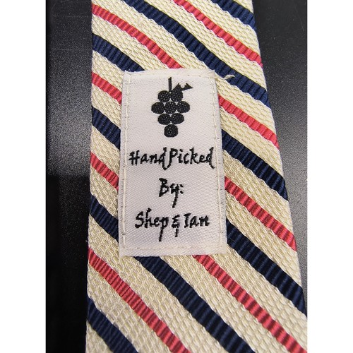 Vineyard Vines Red and Black Striped Tie 57 3/4" x 3 1/4" - Picture 9 of 10