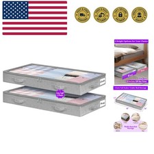 Under Bed Storage, Below 4 Inches High Underbed Storage Containers Low Profil...