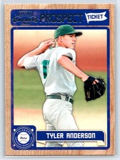 2011 Playoff Contenders Tyler Anderson Rookie Colorado Rockies RC #RT29